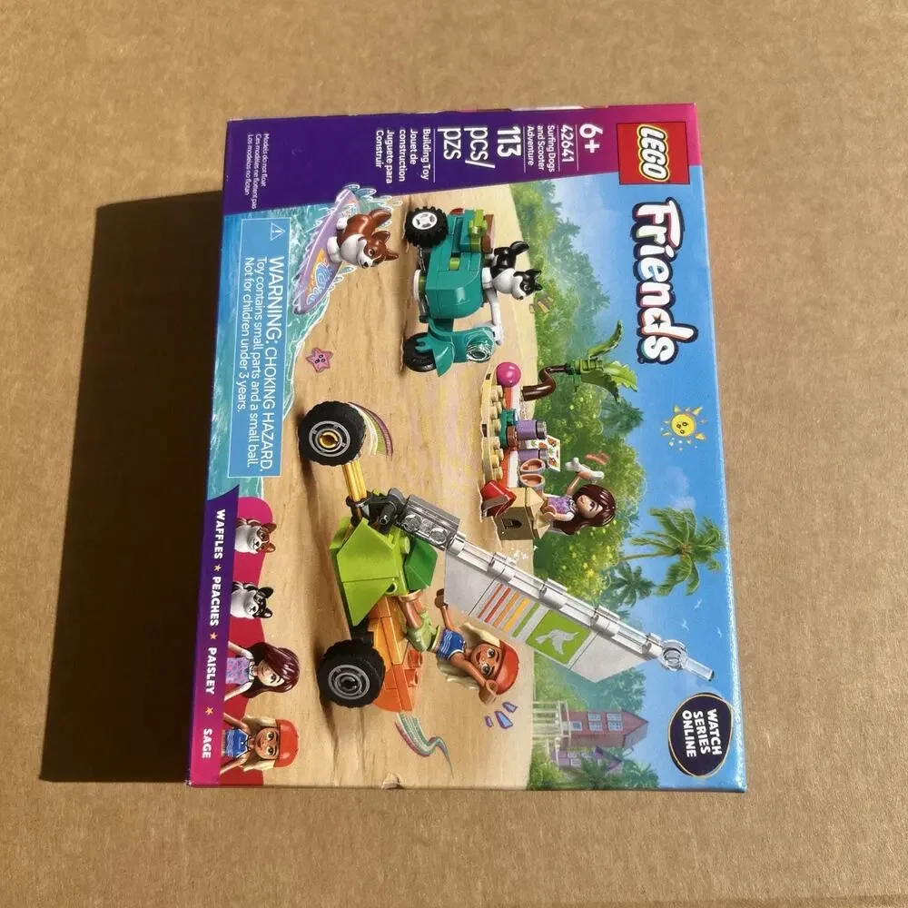 LEGO Friends Surfing Corgi Dogs and Scooter Adventure 42641 Building Toy Set NEW
